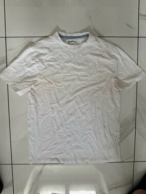 William Rast White Short Sleeve Crew Neck Tee